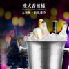FEiNASi 304 stainless steel ice bucket bar home red wine beer champagne ice cube bucket creative fashion ice bucket binaural mirror silver ice bucket