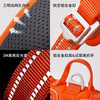 TRUELOVE dog leash harness small, medium and large dog vest style pet walking leash chain explosion-proof TLH5654 orange harness + traction L-bust 69-81cm recommended 18-30kg selection