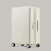 Roaming large-capacity student luggage women's trolley case men's password suitcase boarding case 20 inches shell white