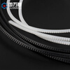 Guwanji Utilized Cable Guard with Free Insulation Protective Cover, Toothed Protective Belt, Toothed Cable Cover Accessories, White KG-010 (10 Meters/Roll)