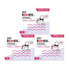 Kotex catheter-type tampons imported from Europe have a slim, smooth cotton core that is easy to push and pull without feeling, swimming sports sanitary napkins, large flow 18 pieces * 3 boxes