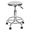 Jin Shiluo K6208 Workshop Stool Stainless Steel Assembly Line Work Stool Round Lift Rotating Chair Hospital Work Station Foot Nail Type Needs to be Installed by Yourself Customized