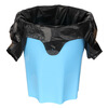 Vest style garbage bag thickened portable black small extra thick vest plastic bag large disposable black width 60*100cm 50 pieces thick 4.5