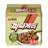 Nongshim Korean imported Korean fried noodles (contains olive oil oil packets) five-pack instant noodles 140g*5 packs