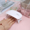 Dikalu Mini Nail Polish Gel Drying Bake Lamp USB Interface Folding Mouse Phototherapy Small Nail Art Lamp