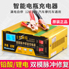 Wanlesanhe intelligent digital display car battery charger 12V24V motorcycle lithium battery charger pulse repair pure copper