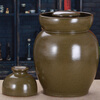 Jingdezhen ceramic large pickle jar household pickle jar sealed Sichuan pickle jar pickling jar 10 pounds