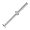JINGGONG 304 stainless steel extended cross countersunk head screws flat head long screw rod with nut 6L M4*130 (5 sets)