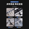 Shantou Lincun screw hole nylon cable tie fixed head self-locking plastic round hole buckle cable tie binding cable tie self-locking fastening white 4*150mm aperture 4.8mm 100 pieces