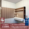 Extraordinary wood work inside and out Water-based Ketian ENF Huimin series Bedroom Italian simple wardrobe desk tatami multi-space cabinet customization Water-based Ketian bedroom furniture customization