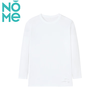 NOME Loose Bottoming Shirt Women's Cotton T-Hem Hole Design Versatile Casual Long Sleeve T-Shirt Women White L
