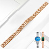 VMKM is suitable for Longines ck Citizen small green watch small gold watch stainless steel women's small size stainless steel watch strap 10m8mm rose gold interface width 8mm