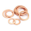 Jinchao national standard pure copper full copper gasket marine watch seal copper round screw metal flat washer M3-M60mm M12*16*1.5 (10 pieces)