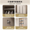JINGTONG solid wood wardrobe bedroom home light luxury multi-door large wardrobe storage storage cabinet 5 doors 1.8m main cabinet