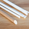 Park Jing disposable single individually packaged beverage pearl milk tea straws large bold biodegradable paper straws paper straws for pregnant women and children 8x197 kraft color paper straws 100 pieces (individually packaged)