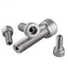 Bingneng 304 stainless steel hexagonal hollow exhaust screw vacuum hollow hole through hole threading screw M3-M12M20 M3*10 hole 1.5mm 20 pcs