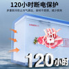 XINGX Freezer Commercial Large Capacity Freezer -40 Degree Cryogenic Single Temperature First Level Energy Efficiency Double Door Horizontal Refrigerator Ice Cream Cabinet Supermarket Convenience Store Store 618 Liters -40 Degree Cryogenic First Level Energy Efficiency BD/BC-618GD