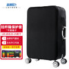 Benzheni trolley suitcase suitcase protective cover elastic suitcase cover dustproof rain cover thickened wear-resistant checked bag black suitable for 26 inches 27 inches 28 inches 29 inches trolley case
