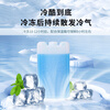Ice trip ice crystal box, ice plate, ice box, blue ice ice brick stall, reusable breast milk medicine refrigeration 450ML*4