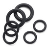 JINGGONG rubber seal o-ring set o-shaped rubber ring nitrile oil seal seal waterproof and high temperature resistant black gasket 210# wire diameter 1.9-3.1 set (200 pieces)