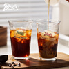 Bincoo glass coffee cup ice American cup dirty ice latte cup cold drink summer ins transparent mug