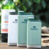 STANLEY304 Stainless Steel Flask Portable Retro Flat Liquor Liquor Set Wine Bottle Outdoor Wine Bottle Portable Gift Adventure Small 3 Liang-Green 148ml