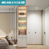 Milanna customized wardrobe light luxury simple overall wardrobe bedroom furniture glass door large wardrobe cloakroom whole house customization custom gold