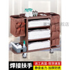 Chuangjing Yixuan Linen Cart Room Service Cart Hotel Work Cart Hotel Cart Cleaning Trolley Cleaning Cart Storage 4-inch Unilateral Cart-G1 Carpet Special Wheel