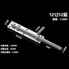 Construction gate floor-standing latch door bolt iron door stainless steel 304 thickened floor latch extended wooden door latch welded row pin 12 inch 12 core (stroke 9CM) with screws 201
