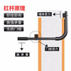Ames multifunctional home door horizontal bar indoor wall door frame horizontal bar fitness trainer pull-up door horizontal bar