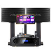 SANSUI PK09 home professional TV karaoke sound set SQ12 high-power KTV stage conference club banquet hall jukebox home theater card package speaker set 10-inch audio + power amplifier + U section microphone + 20-inch 3T