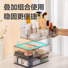 Deli transparent desktop storage box series pen holder multifunctional fashion simple large capacity freely stackable drawer type large drawer storage box PJ212