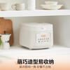 Midea low-sugar rice cooker rice cooker 0 coating 3 liters 2-3 people uncoated 316L stainless steel liner one-click firewood rice household multi-function MB-3E91LS