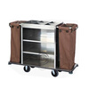 ODEK PIANAN hotel double-sided guest room work cart, linen storage cart, room entrance cart, hotel cleaning service cart, single-sided linen cart
