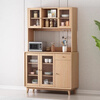Renjuyi solid wood sideboard storage cabinet living room wall cupboard modern simple tea cabinet kitchen cabinet length 160 width 42.5 height 99