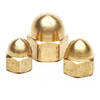 JINGGONG JINGGONG Copper cap nut Brass decorative nut Copper cap nut Decorative cap 20% off M14 1 piece
