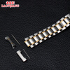 Old cobbler stainless steel watch strap suitable for Longines famous craftsman Citizen Fiyta steel strap watch chain unisex accessories silver to gold 19mm