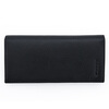 Scarecrow Women's Wallet Long Cowhide Fashion Korean Version Trendy Sweet Ballerina Girl Multi-Card Slot Hand Wallet Black