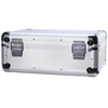 BORY lockable aluminum alloy tool box sample storage instrument box portable safe aluminum alloy box all-aluminum surface aluminum box key lock 460*360*190MM