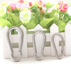 Small 304 stainless steel spring buckle dog leash buckle galvanized nut buckle safety buckle hanging buckle safety buckle buckle small size