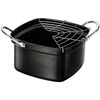 Chuidahuang deep fryer + drain rack 20cm Japanese tempura non-stick frying pan iron pot milk pot small soup pot