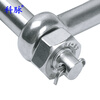 Kemai 304 stainless steel D-shaped safety shackle U-shaped lifting cotter pin with nut shackle D-shaped national standard high-strength U-shaped American safety shackle 304 material M20