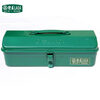 LAOA (LAOA) hardware household tool box storage box car thickened iron box square 14 iron tool box LA113014