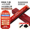 Swan (SWAN) 24-hole polyphonic C harmonica phoneme marking beginner student teaching harmonica red