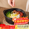 Jiwu Forest Claypot Rice Noodles Claypot Braised Chicken Rice Claypot Rice Ceramic Soup Pot High Temperature Resistant Can Be Dry-cooked 1.25L