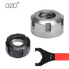OZO CNC tool handle engraving machine spindle ER nut pressure cap nut A type UM type ER11ER16 20 25 32 AA high precision hardening ER32UM
