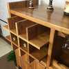 Luban Yimu solid wood wine cabinet multi-functional tea cabinet sideboard storage cabinet Chinese style entrance cabinet modern simple wine cabinet wine cabinet