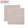 OUTILI self-adhesive thickened felt furniture table and chair foot pads, furniture floor protection pads, anti-slip, moisture-proof and anti-collision pads, No. 1/85*85 square beige/thickness 5mm