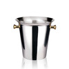 B.ROB thickened stainless steel ice bucket KTV bar club champagne bucket red wine ice bucket large wine bucket ice bucket silver binaural ice bucket