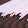 SafBide 100 pack disposable straws wholesale bendable straws plastic colorful beverage straws for pregnant women and children 1 pack-100 pack